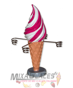 Porte Cornets Vanille Fraise - 40 cm