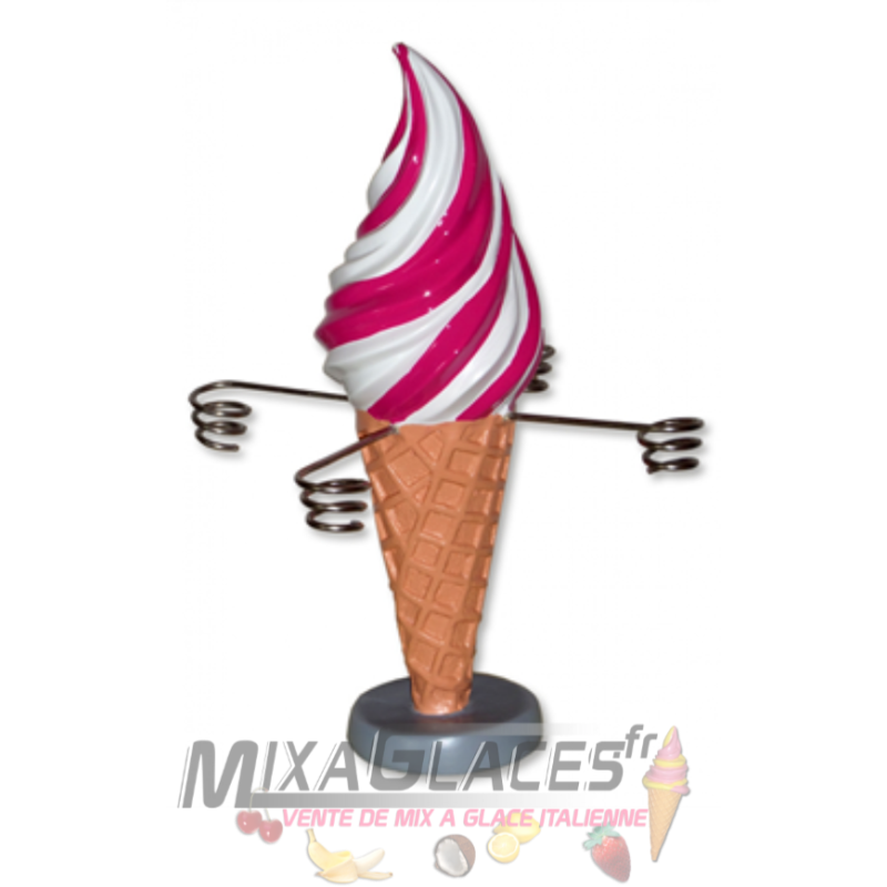 Porte Cornets Vanille Fraise - 40 cm