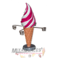 Porte Cornets Vanille Fraise - 40 cm