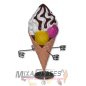 Porte Cornets Boules + Chantilly + Coulis Chocolat - 40 cm