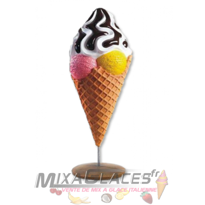 Stop Trottoir Boules + Chantilly + coulis Chocolat - 180 cm