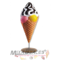 Stop Trottoir Boules + Chantilly + coulis Chocolat - 180 cm