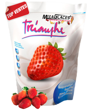 Mix à glaces Fraise