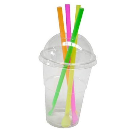 Gobelet + couvercle réutilisables Milk Shakes - 25 à 30 cl  - 50 pièces