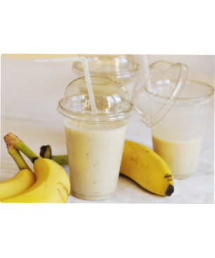 Gobelet + couvercle Milk Shakes - 25 à 30 cl