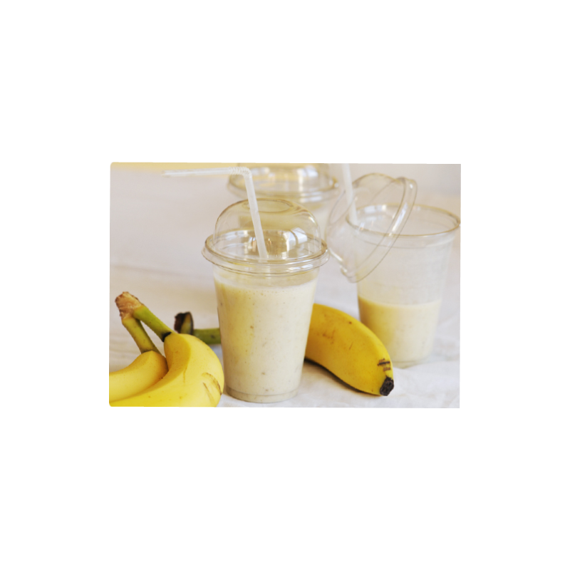 Gobelet + couvercle réutilisables Milk Shakes - 25 à 30 cl  - 50 pièces