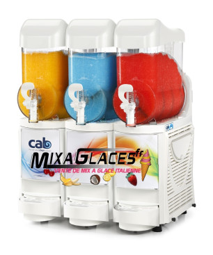 machine à Granités - 3 x 10 litres blanche