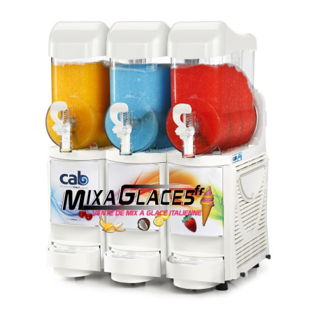 machine à Granités - 3 x 10 litres blanche