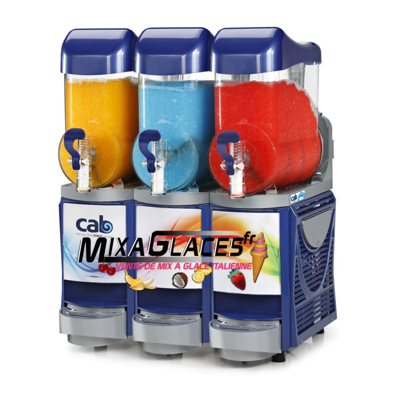 Machine à Granités - 3 x 10 litres - Bleu