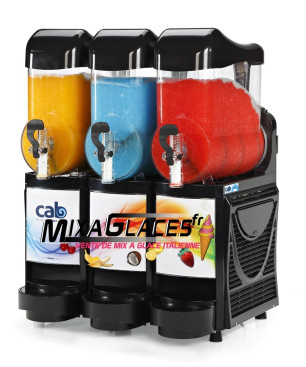 machine à Granités - 3 x 10 litres noir