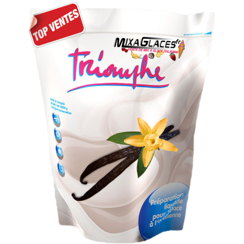 Mix à Glaces 2 Poches Vanille Prémium