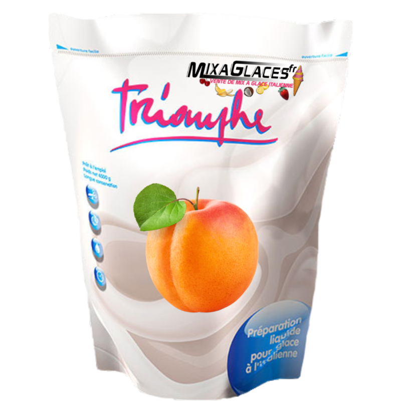 Mix à Glaces 2 Poches Abricot Orangé de Provence Prémium